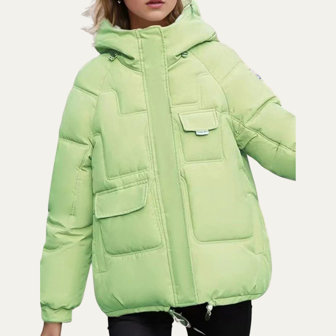 VogeLuxe | Women’s Utility Cropped Puffer Jacket