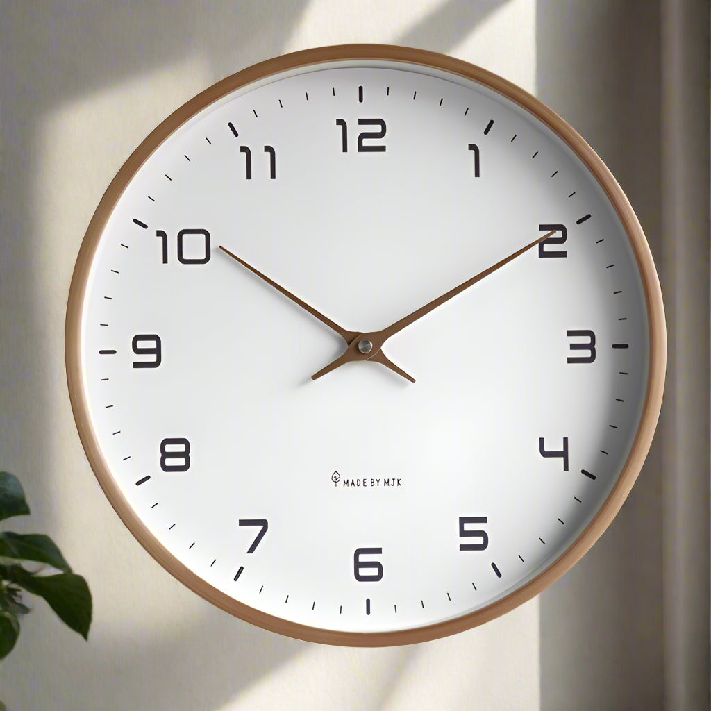 Simple Wooden Wall Clock For Home And Office