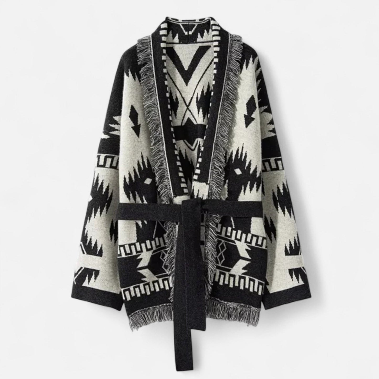 Soft Cashmere Tassel Cardigan for Women - VogeLuxe