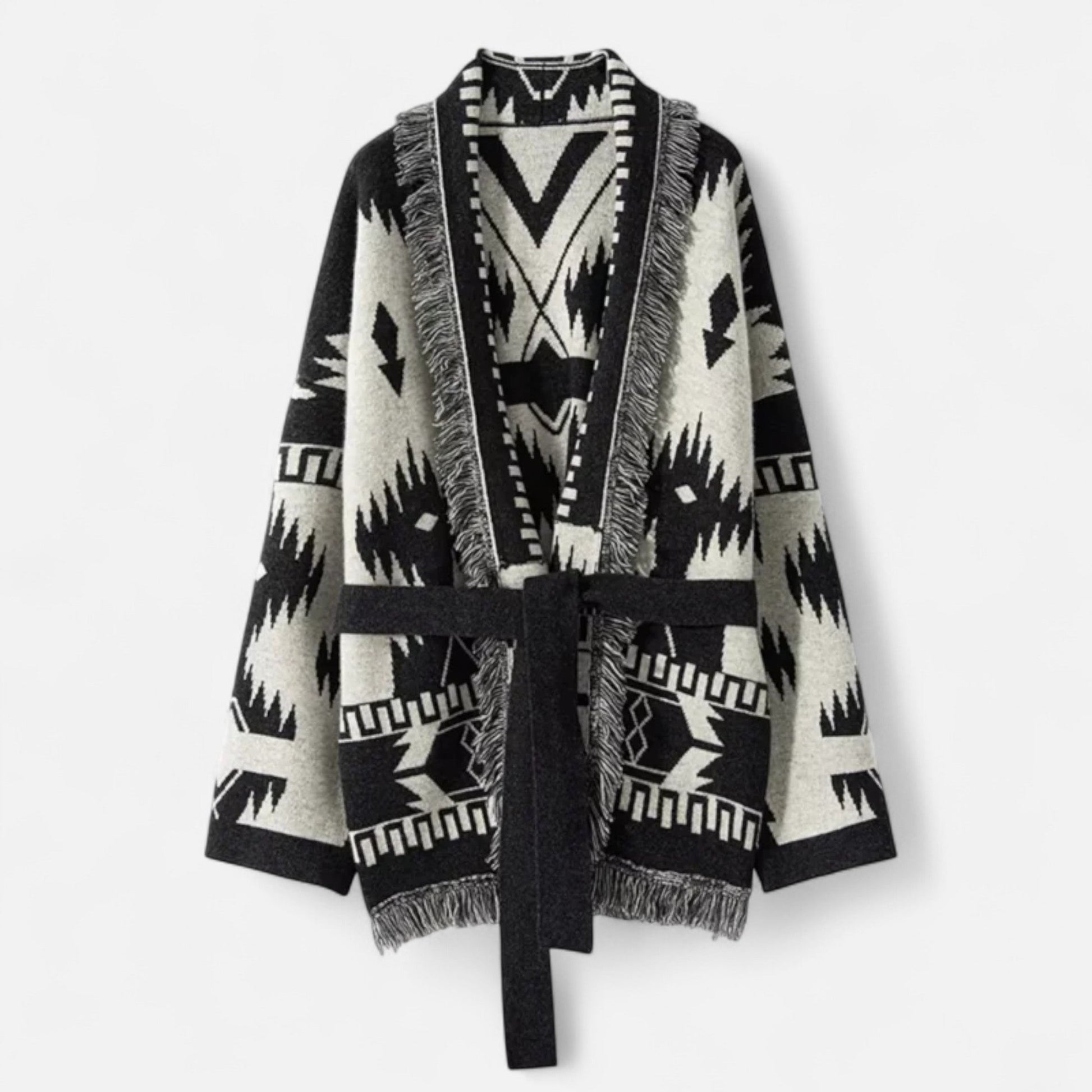 Soft Cashmere Tassel Cardigan for Women - VogeLuxe