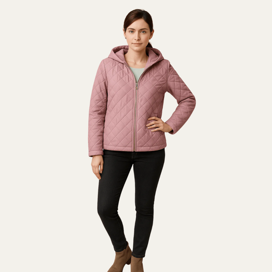 VogeLuxe | Women’s Diamond Quilted Jacket