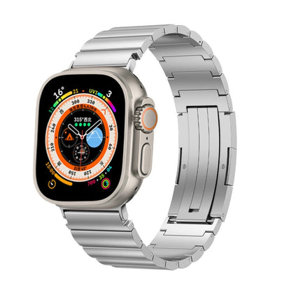 Metallic Titanium Apple Watch Band