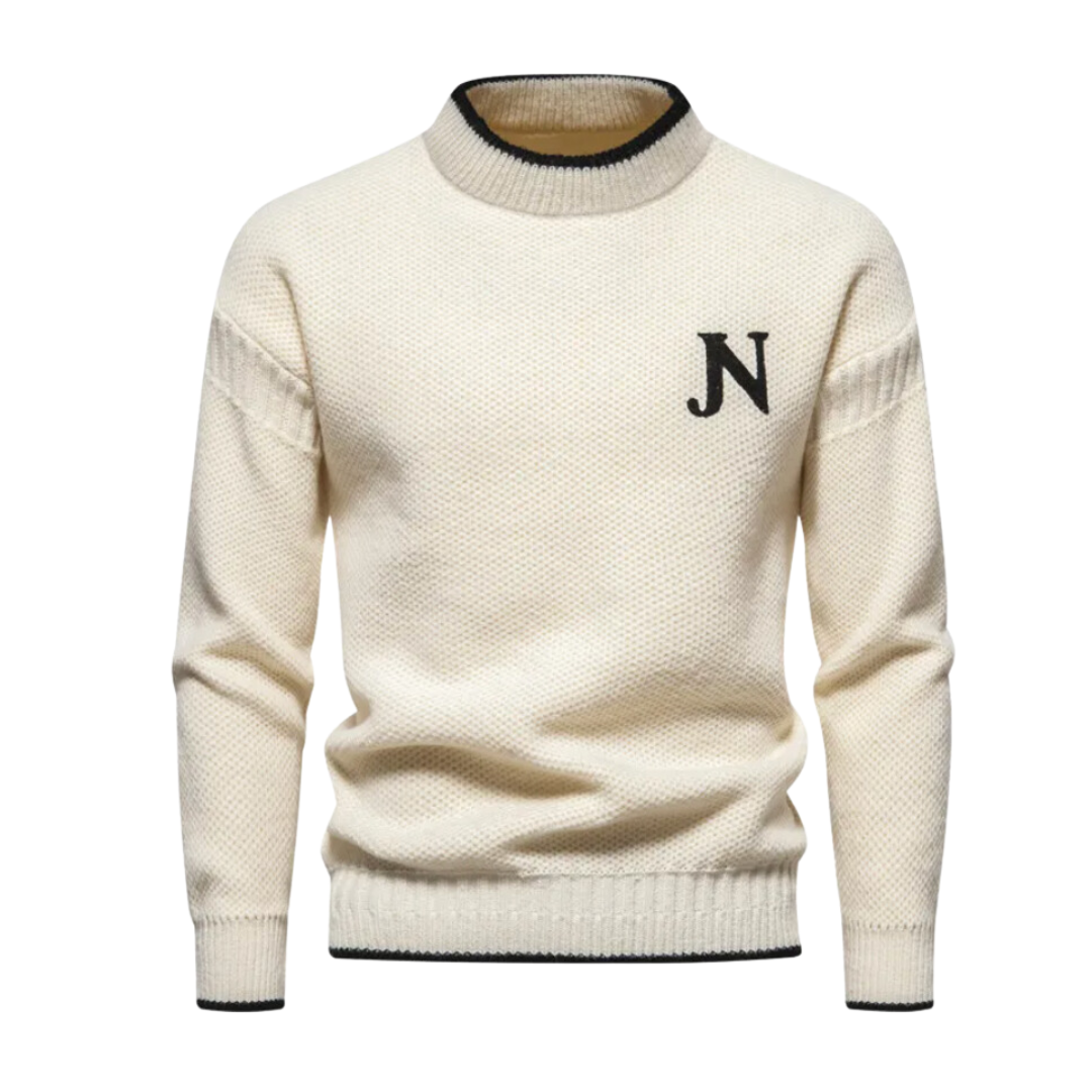Warm Men's Merino Wool Winter Sweater - VogeLuxe