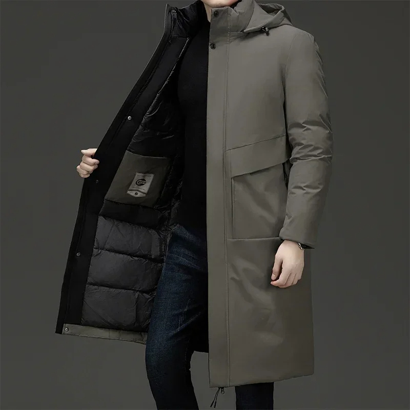Warm Men's Hooded Winter Coat - VogeLuxe
