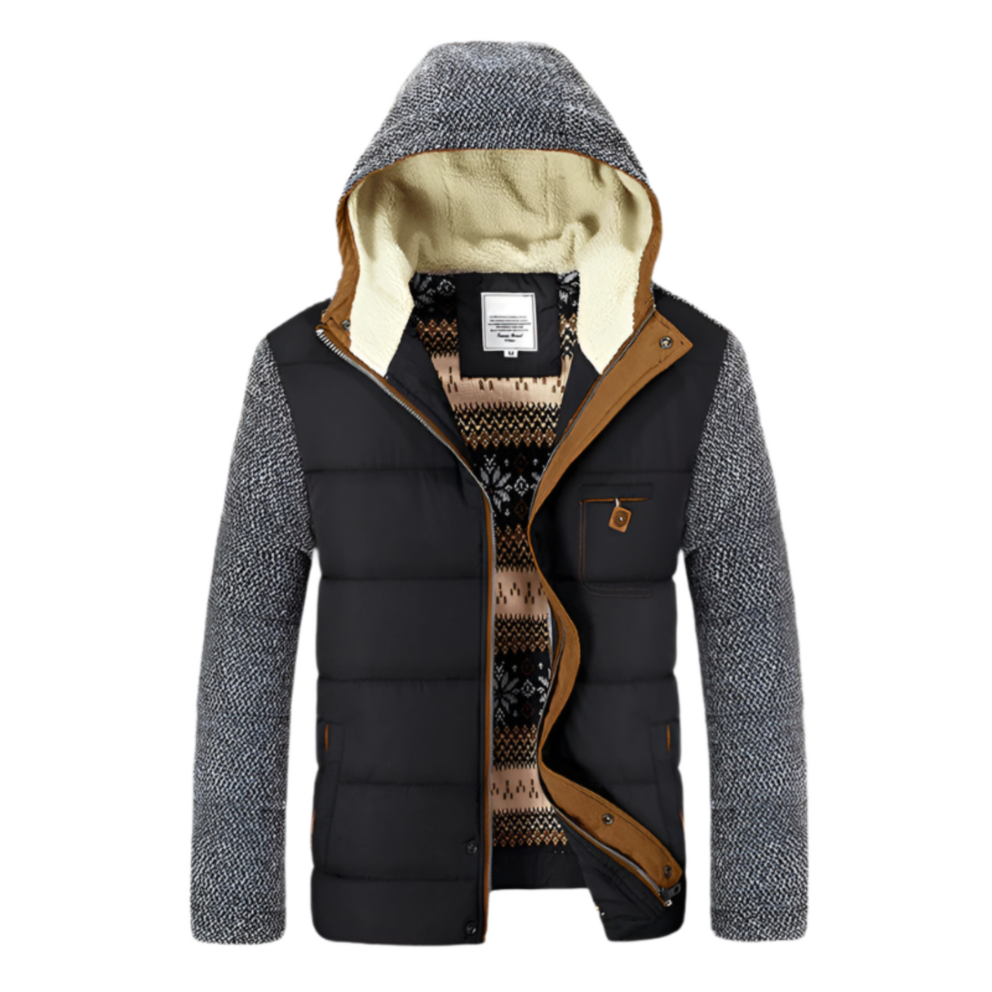 Stylish Huka Jacket Slim Fit Winter Coat - VogeLuxe