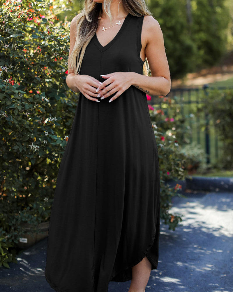 Casual Floral Knee Length Women's Dress