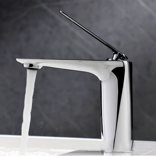 Brass Single Handle Bathroom Faucet For Single Hole Sink - VogeLuxe