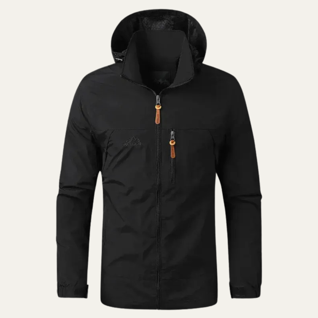 VogeLuxe | Men’s Technical Hooded Windbreaker Jacket