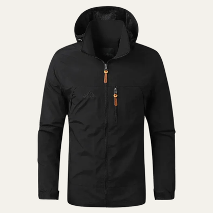 VogeLuxe | Men’s Technical Hooded Windbreaker Jacket