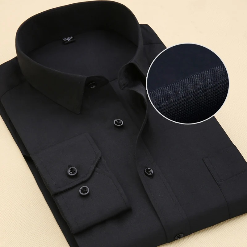 Classic Casual Long Sleeve Men's Shirt - VogeLuxe
