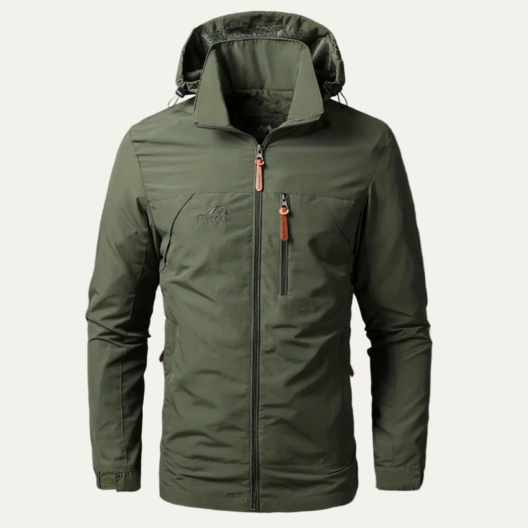 VogeLuxe | Men’s Outdoor Hooded Waterproof Jacket