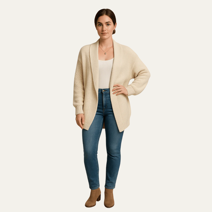 VogeLuxe | Women’s Relaxed Shawl Collar Cardigan