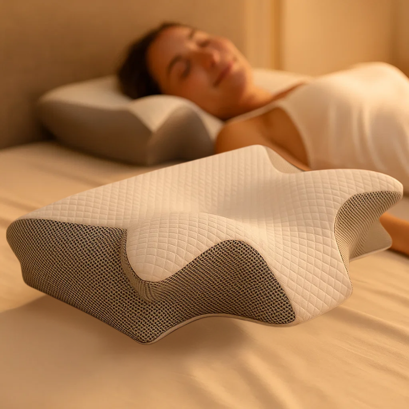 Contour Sleep Memory Foam Neck Pillow