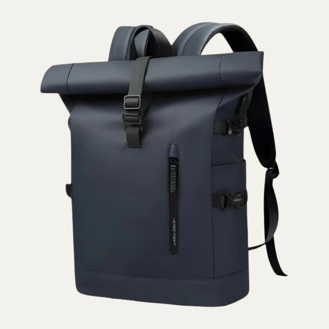 VogeLuxe | Men’s Minimalist Roll Top Urban Backpack