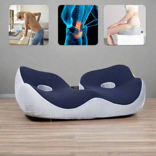 Comfortable Orthopedic Foam Seat Cushion for Back Support - VogeLuxe