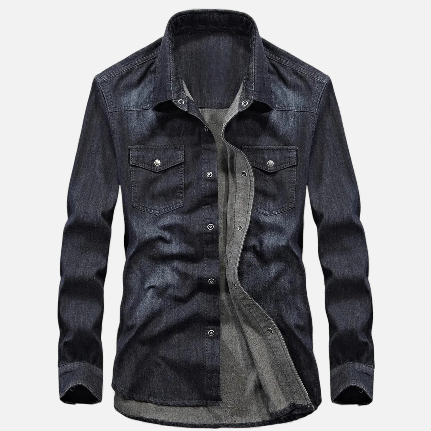 Comfortable Relaxed Fit Denim Shirt for Men