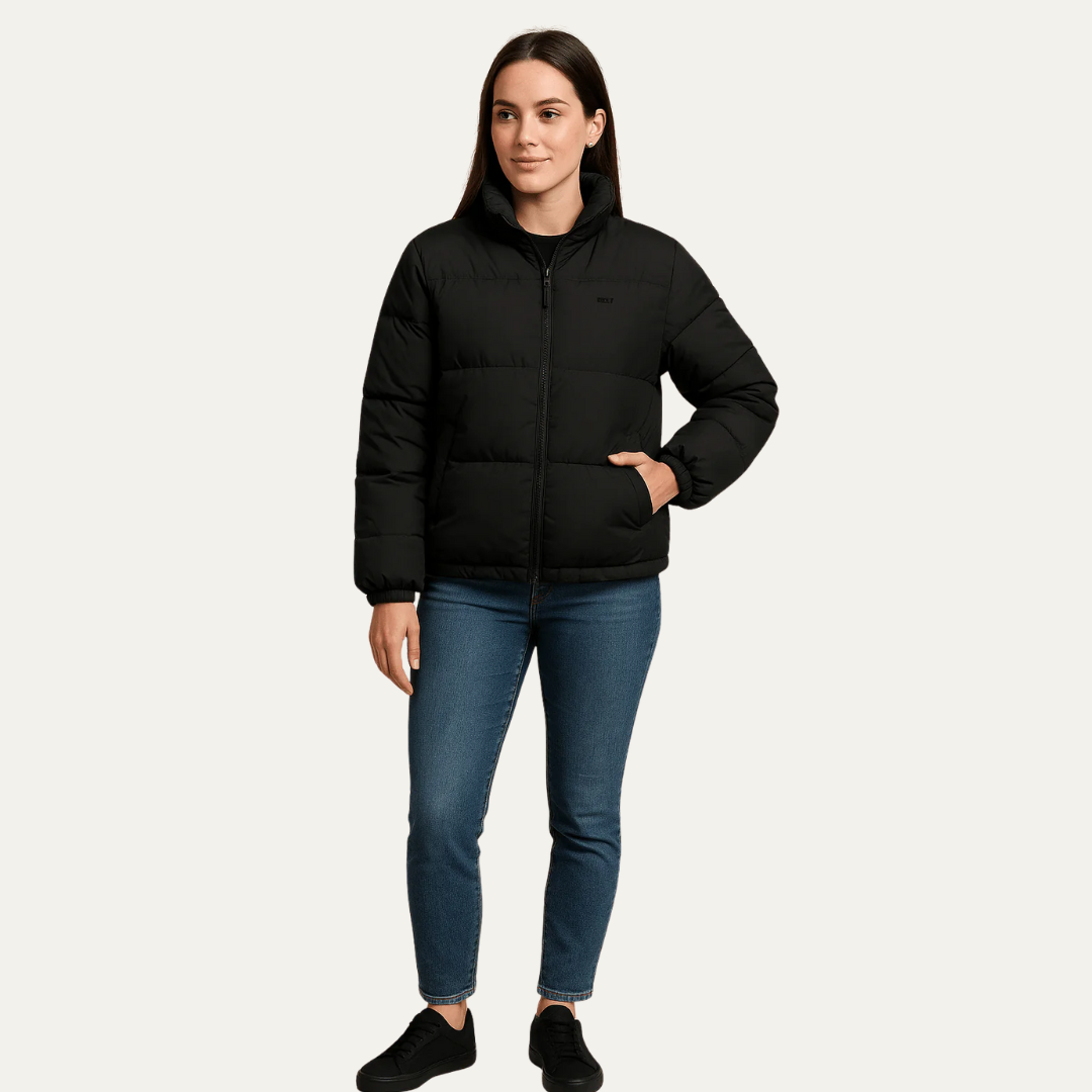 VogeLuxe | Women’s Hip Quilted Length Puffer Jacket