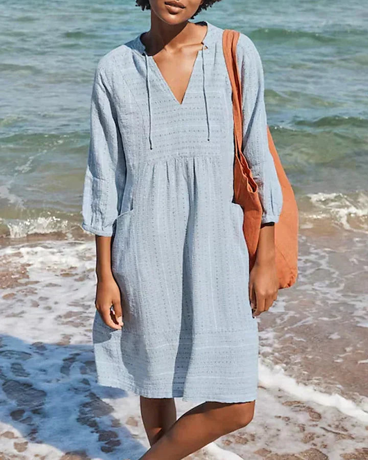 Relaxed Fit Boho Chic Summer Dress - BritishElegance
