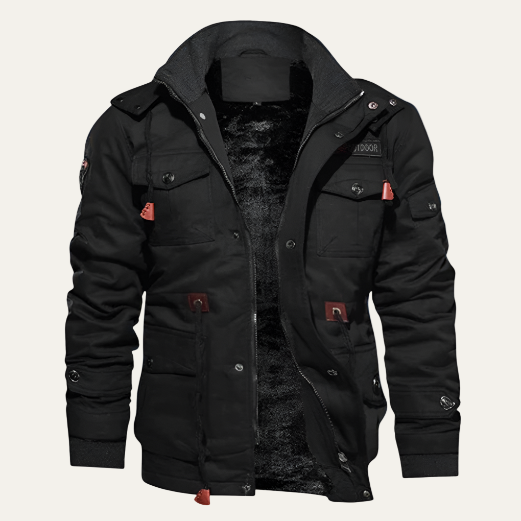 VogeLuxe | Men’s Winter Multi Pocket Cargo Jacket