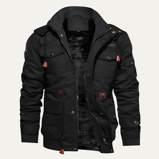 VogeLuxe | Men’s Winter Multi Pocket Cargo Jacket