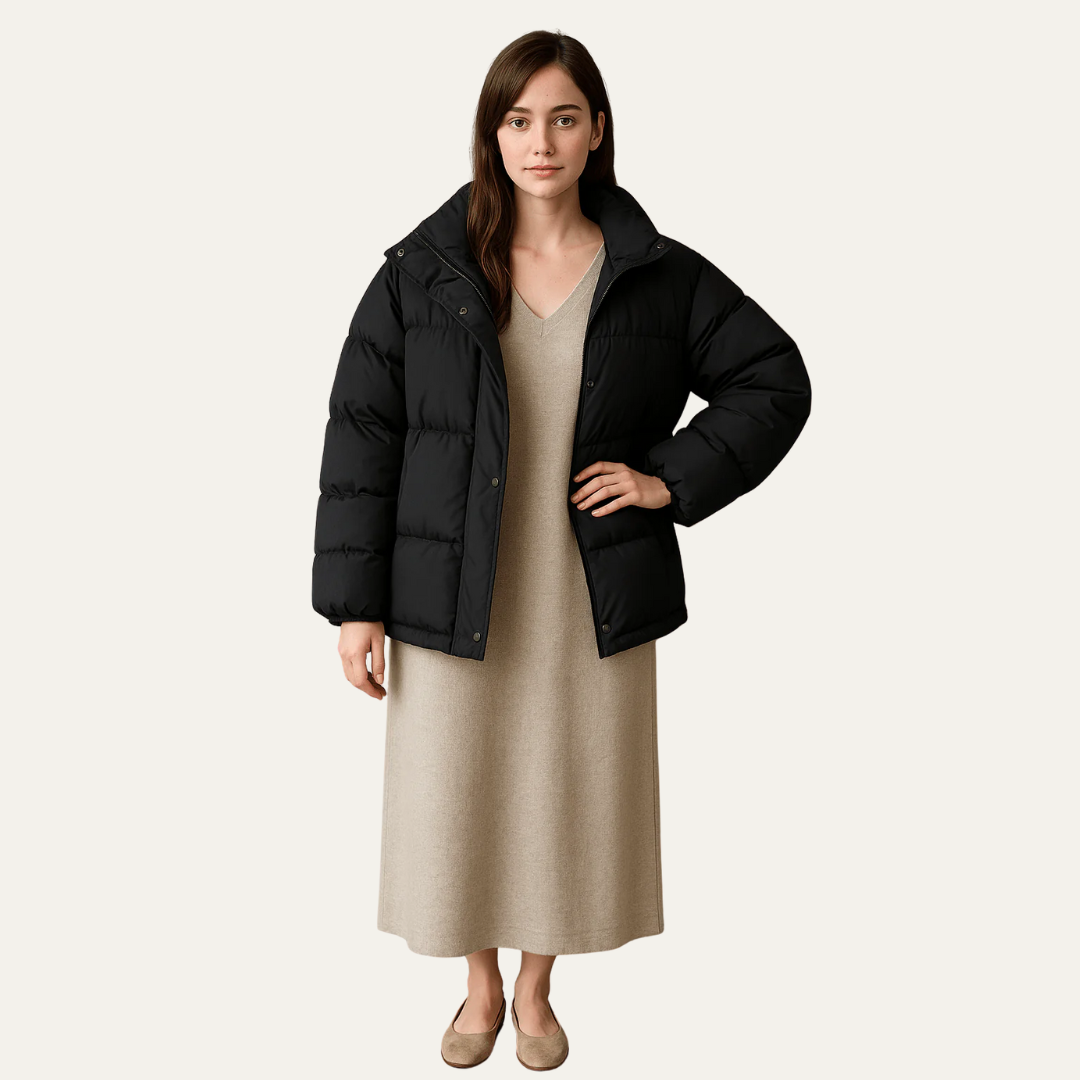 VogeLuxe | Women’s Short Voluminous Puffer Jacket