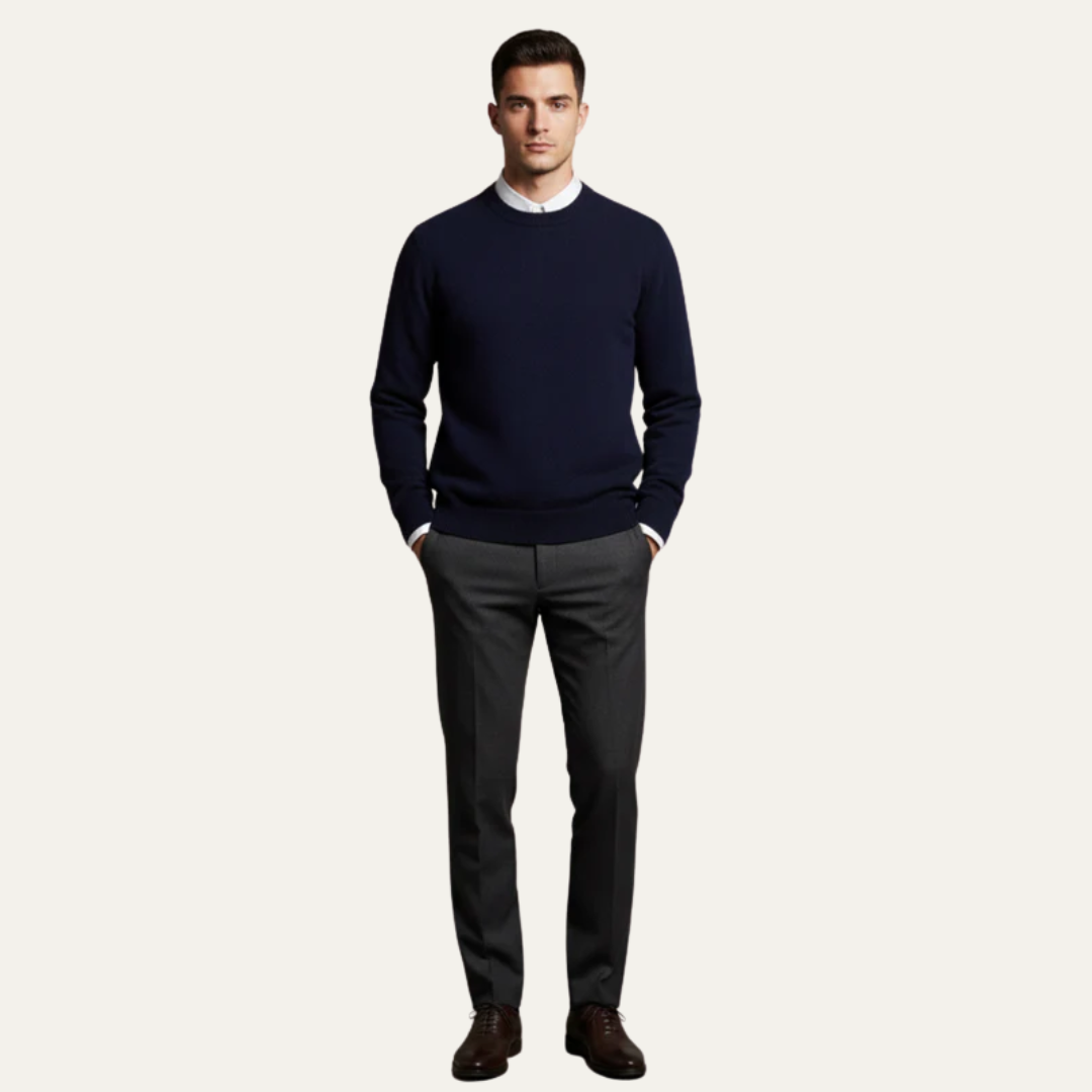VogeLuxe | Men’s Short Sleeve Waffle Knit Crew Neck Top