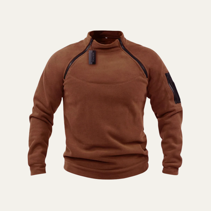 VogeLuxe | Men’s Technical Fleece Mock Neck Pullover