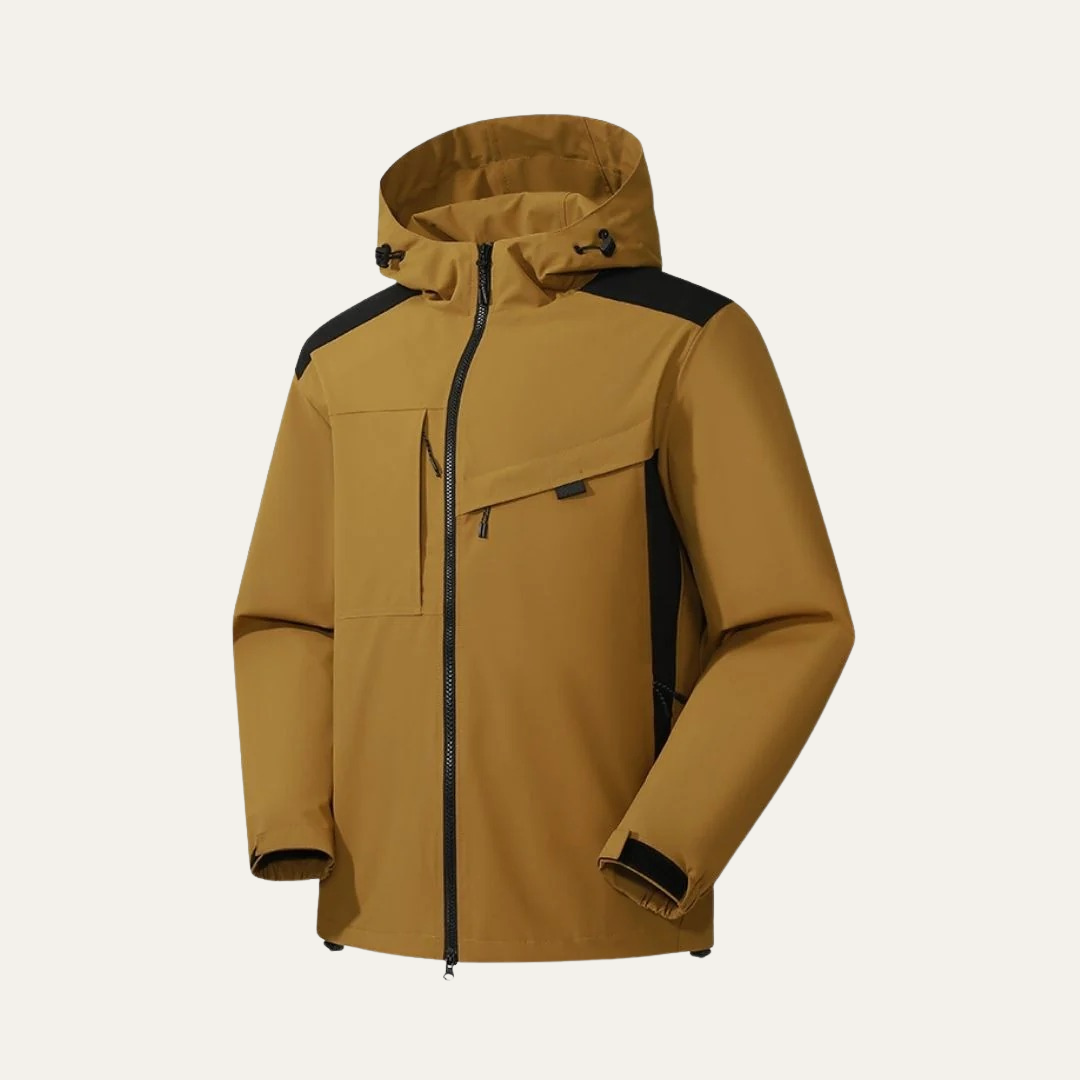 VogeLuxe | Men’s Waterproof Technical Shell Jacket