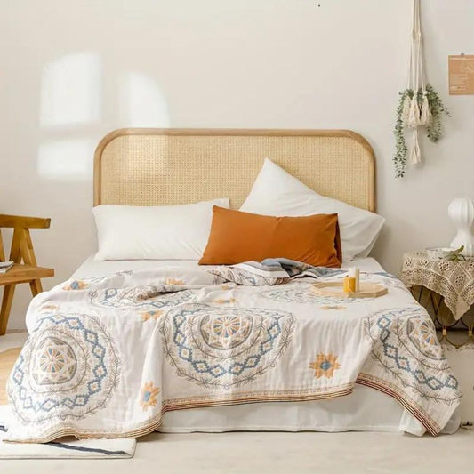 Colorful Soft Bohemian Throw Blanket - VogeLuxe
