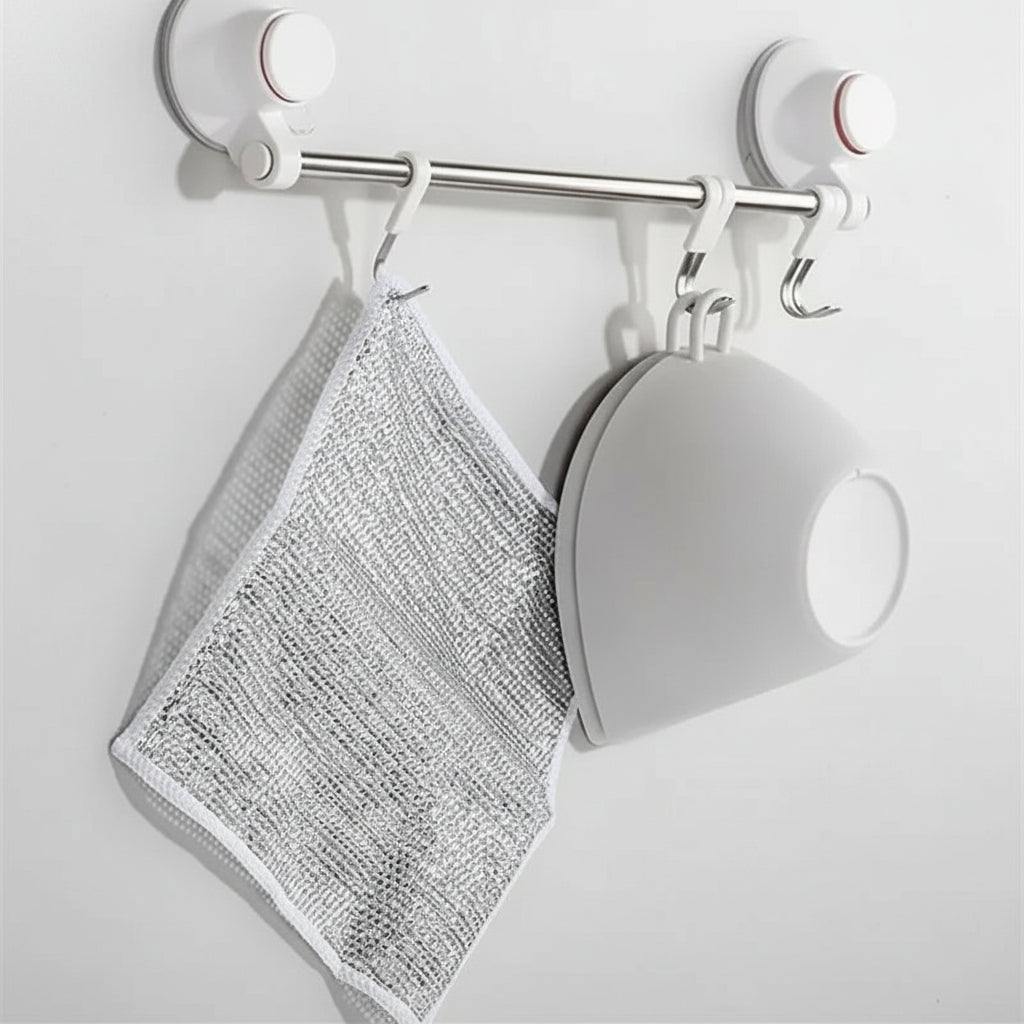 Gentle Scrubbing Stainless Steel Cleaning Cloths - VogeLuxe