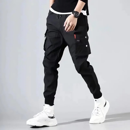 Men's Comfortable Jogger Pants with Pockets and Elastic Waist - VogeLuxe