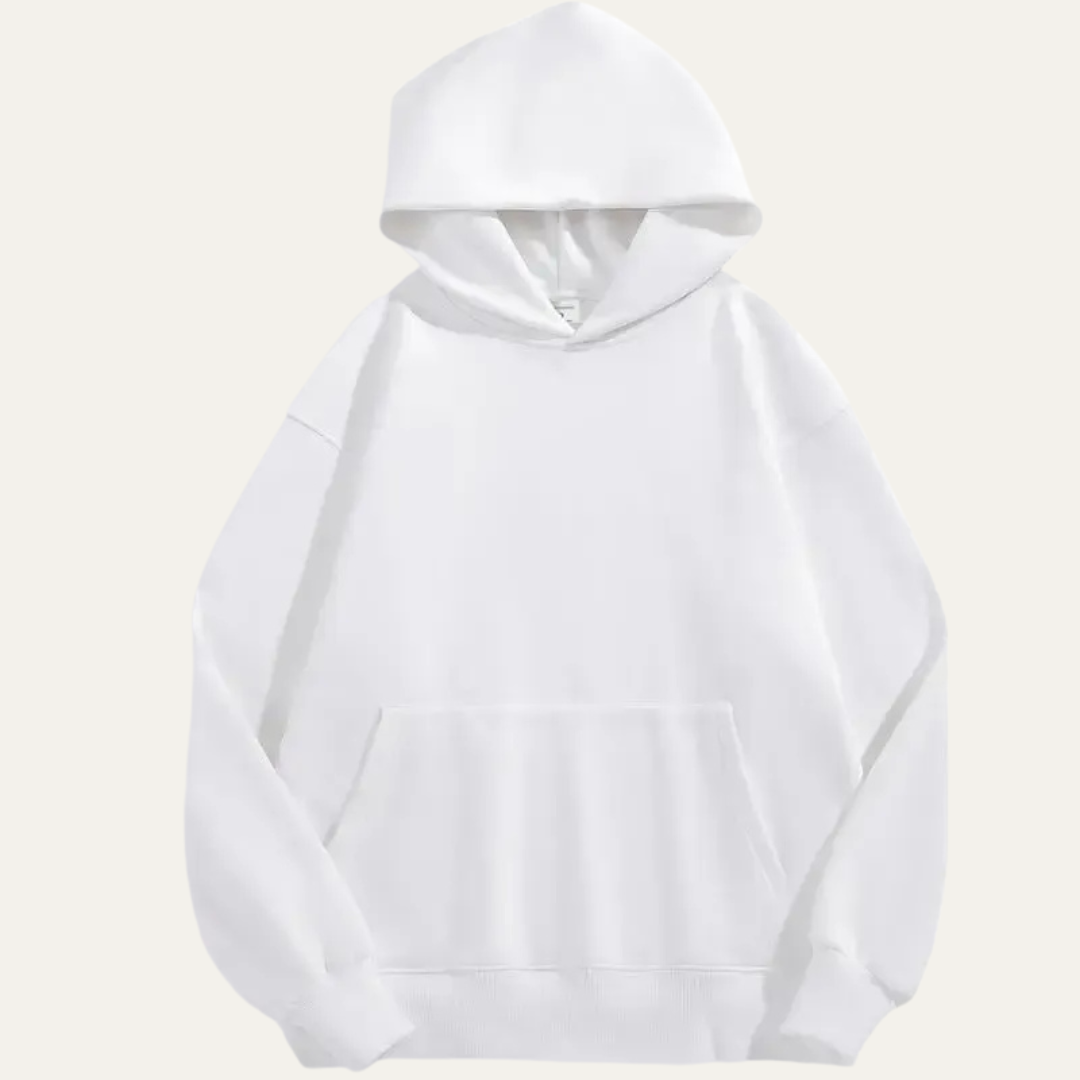 VogeLuxe | Men’s Minimalist Oversized Hoodie with Kangaroo Pocket