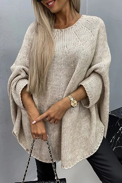 Warm Women's Big Crew Neck Sweater