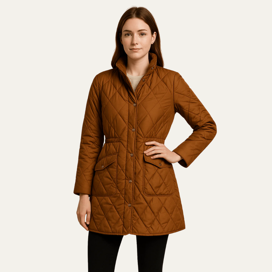 VogeLuxe | Women’s Mid-Length Quilted Jacket