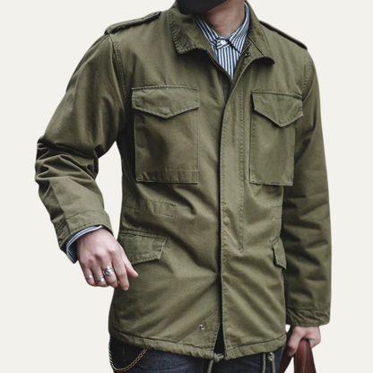 VogeLuxe | Men’s Utility Military Jacket