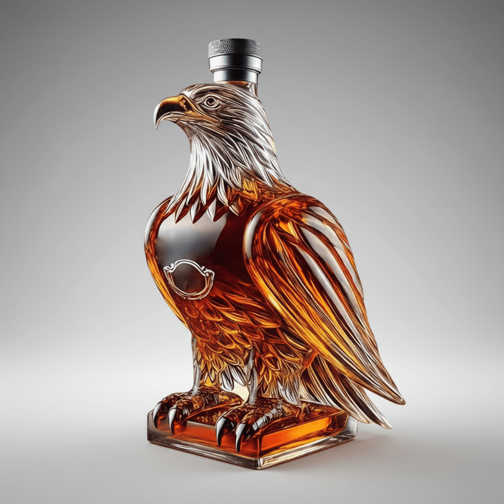 Luxury Whiskey Decanter Elegant Glass Bar Bottle - VogeLuxe
