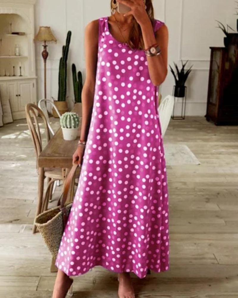 Lightweight Floral Long Summer Dress for Women