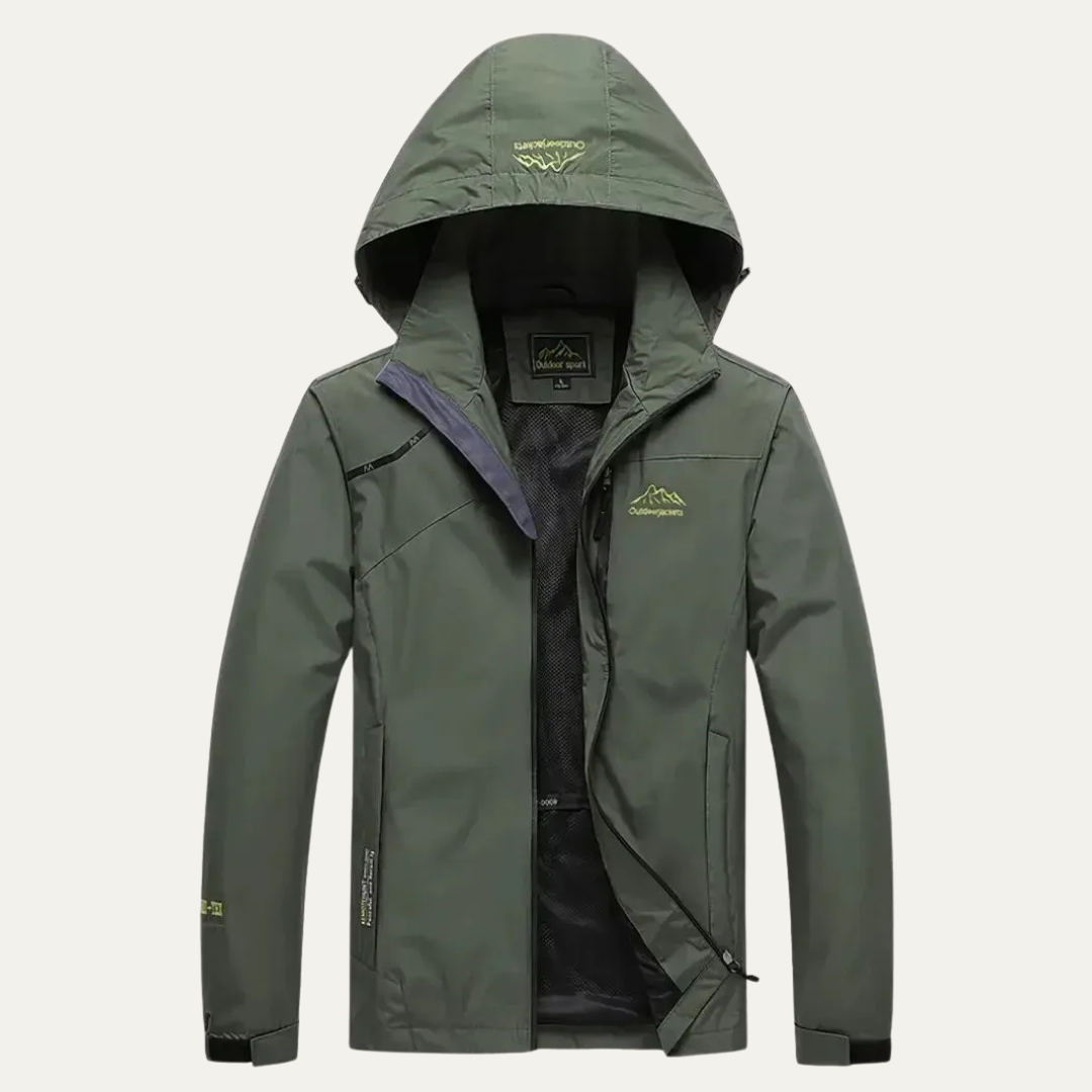 VogeLuxe | Men’s Waterproof Technical Rain Windbreaker