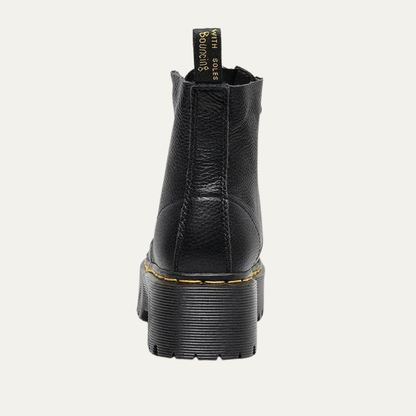 VogeLuxe | Women’s Chunky Platform Zip Front Ankle Boots