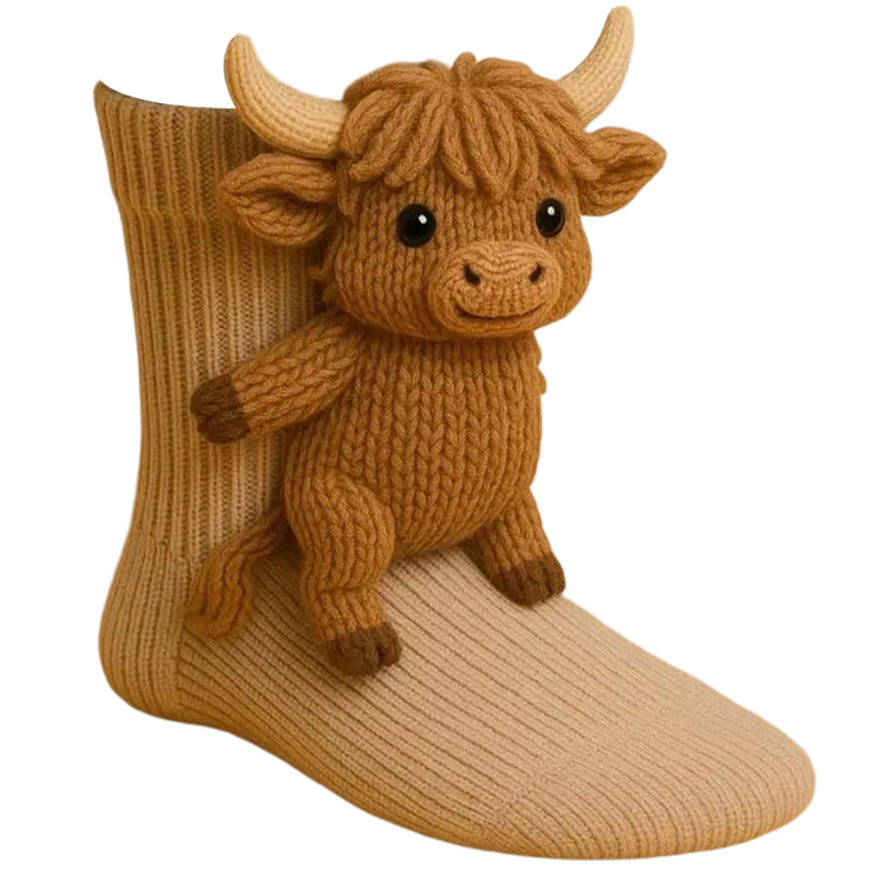 Fun Plush Animal Hug Socks