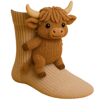 Fun Plush Animal Hug Socks