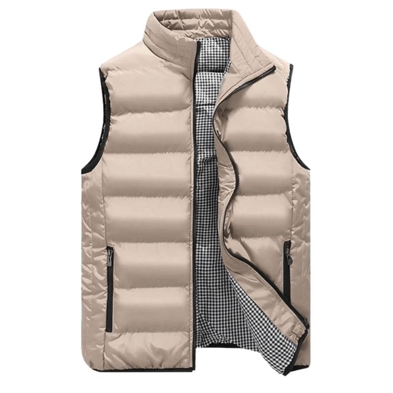 VogeLuxe | Men’s Quilted Sleeveless Puffer Vest