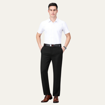 VogeLuxe | Men’s Tailored Straight Dress Trousers