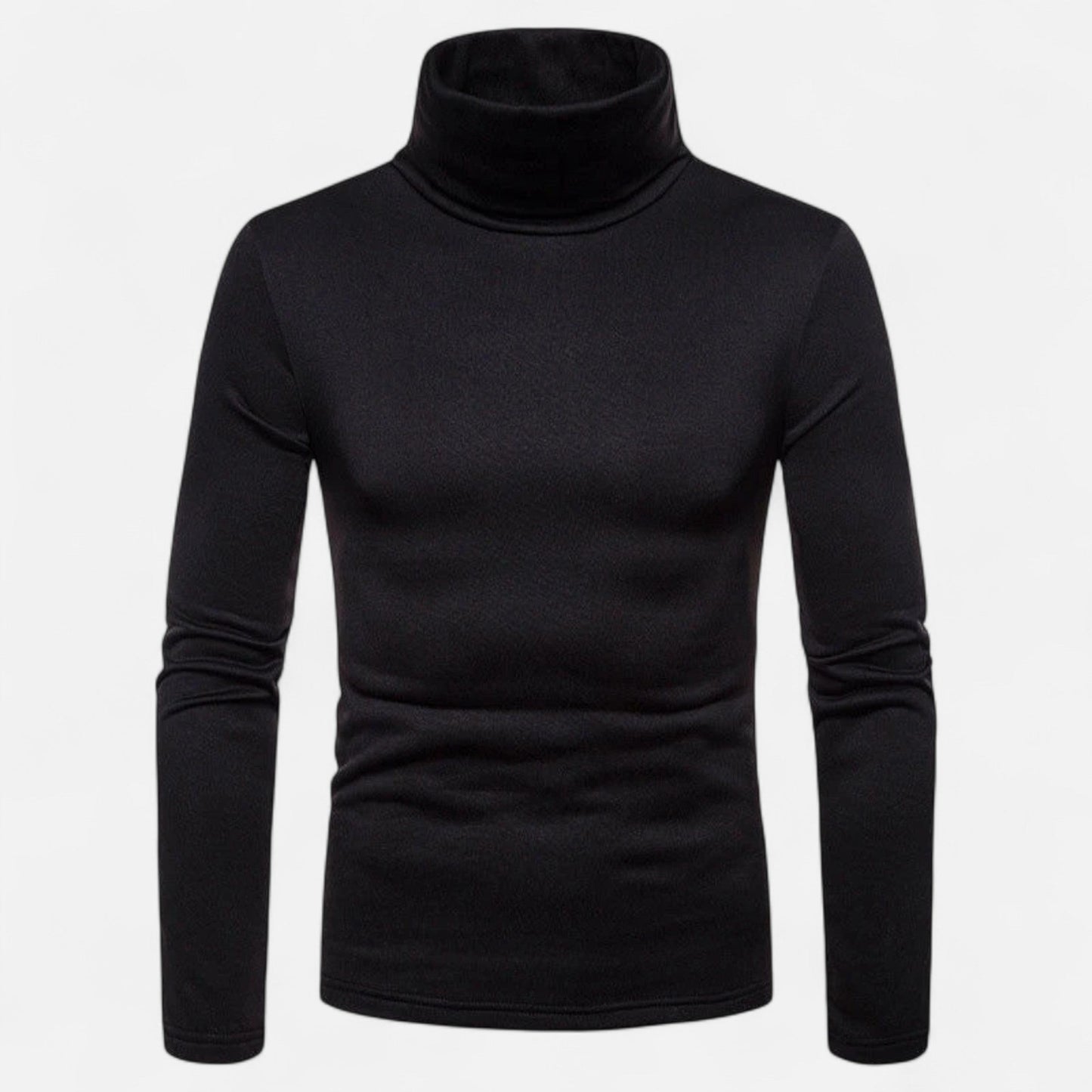 Men's Fitted Crew Neck Knit Sweater - Winter Stretch