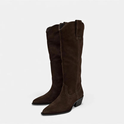 Luxury Suede Ankle Boots for Women Winter - VogeLuxe