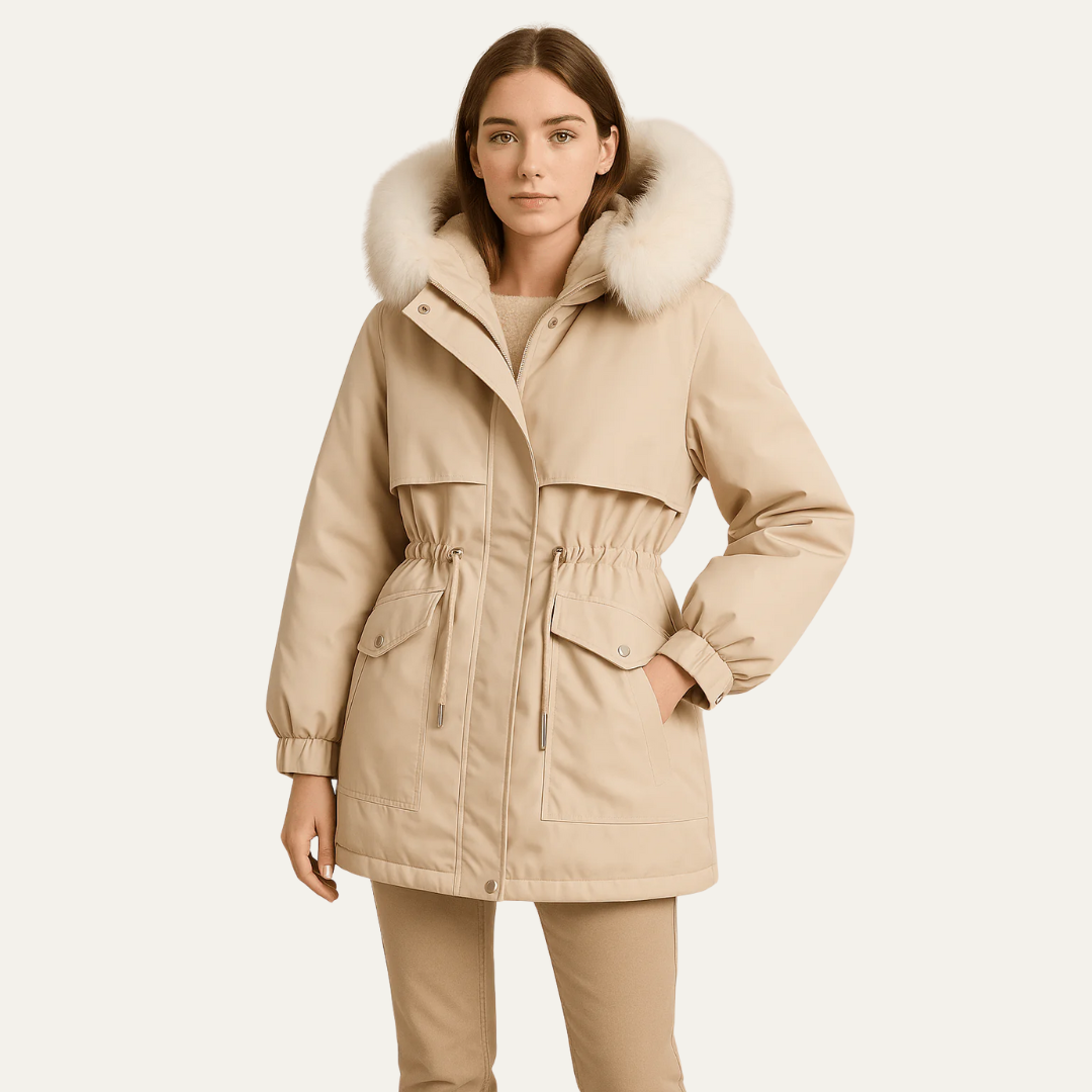 VogeLuxe | Women’s Stylish Hooded Parka Jacket