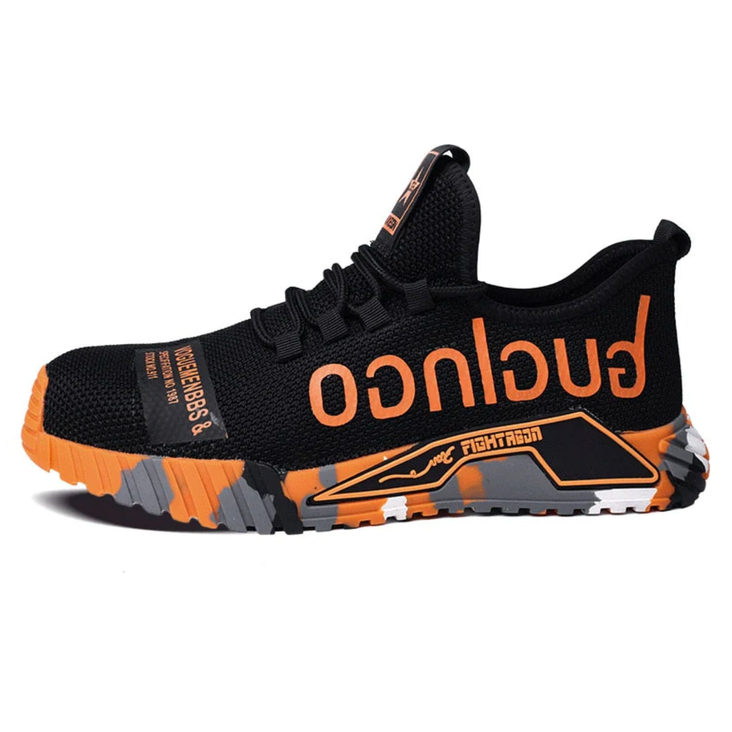 Men's Breathable Steel Toe Work Boots - VogeLuxe