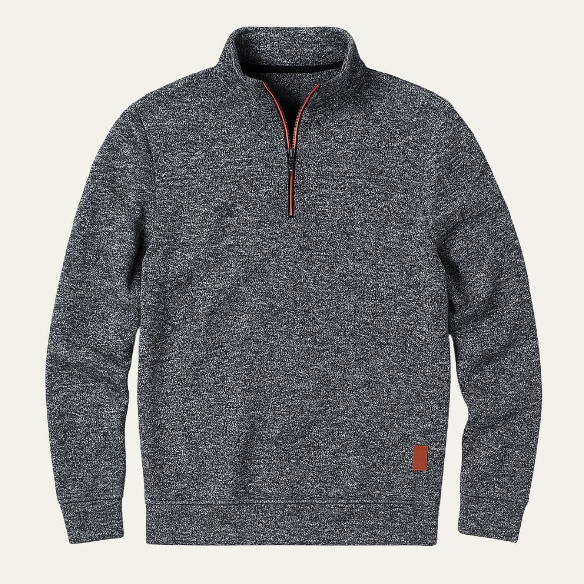 VogeLuxe | Men’s Quarter Zip Mock Collar Sweatshirt