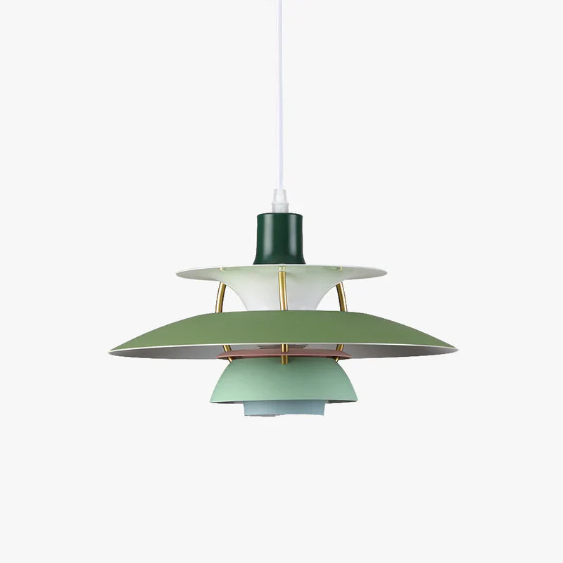 Chic LED Pendant Light With Fabric Shade