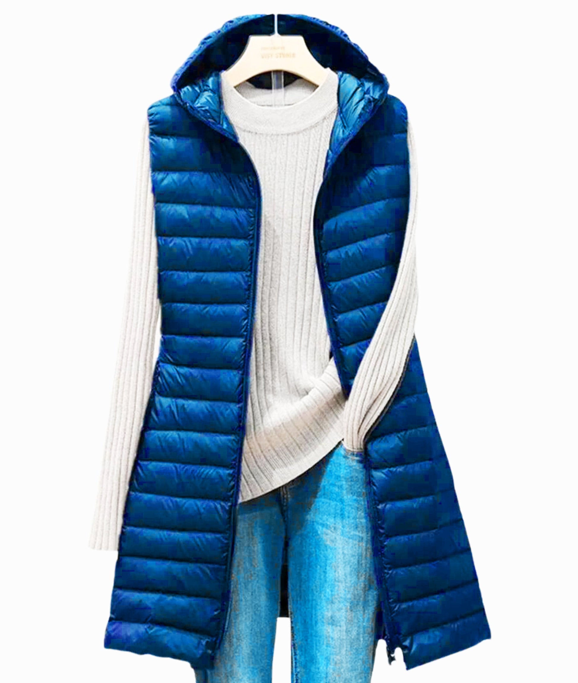 Classic Sleeveless Winter Coat - VogeLuxe